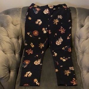 Chiffon floral trouser